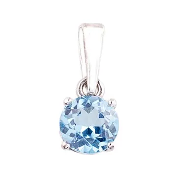 Přívěsek topaz - stříbrný přívěsek (1137T) povrchová úprava: zlacené