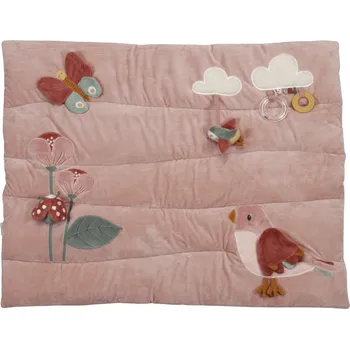 Hrací deka Little Dutch Hrací deka Květiny a motýli 75x45x45 růžová