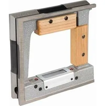 Vodováha Kinex 5090-02-150 - Vodováha strojní 150x150x44mm přesná, rámová s prizmatem, přesnost 0,02mm/m, ČSN 255739.1