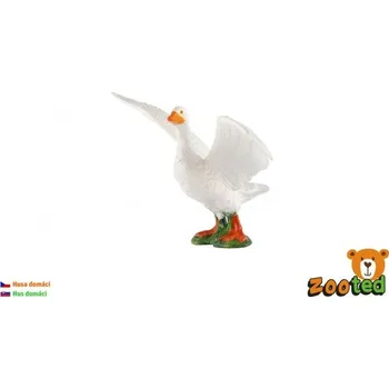 Figurka Husa domácí zooted plast 10cm skladem