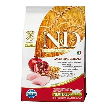 Krmivo pro kočku N&D LG CAT Neutered Chicken & Pomegranate 300g