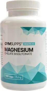 Gymsupps Magnesium Chelate Bisglycinate 125 mg 100 cps.