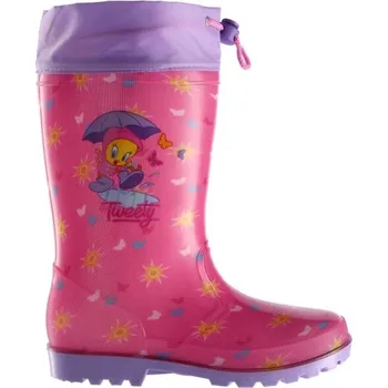 Dívčí holínky Dívčí holínky LOONEY TUNES LEO 28 Růžová, Fialová