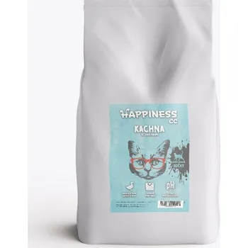 Krmivo pro kočku HAPPINESS Connoisseur Cat Adult/Sterilised - kachna se sardinkami 5kg