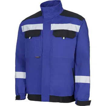pracovní bunda Primo pracovní bunda - reflexní, bavlněná, zesílená, modrá-černá 64