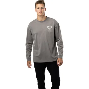 Oblečení a móda Pánské tričko Bauer Acid Wash LS Tee Grey S