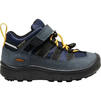 Dětská treková obuv Dětská outdoorová obuv Keen Hikeport 2 Low WP Blue Nights/Sunflower US 10 (Kid)