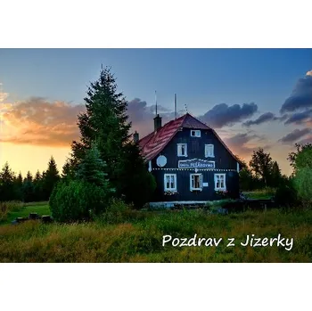 66000092 Pohlednice Pozdrav z Jizerky (Chata Pešákovna)