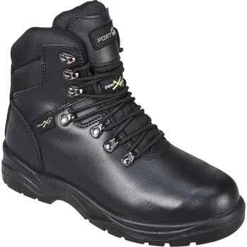Pracovní obuv PORTWEST Obuv FD17 Steelite Met Protector S3 M, kotník s ocelovou špicí a kompozitní stélkou POR-FD17BKR42 Černá 42