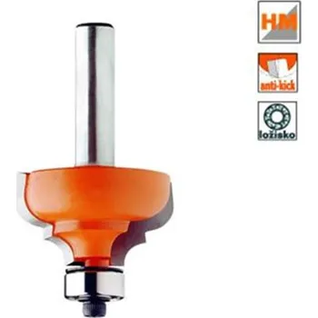 Fréza CMT Orange Tools C94485011 - Fréza profilová na dřevo pr. 35,0x18,5mm R=6,4-4,8 s ložiskem, stopka 12mm