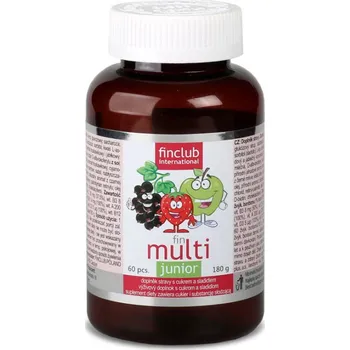 fin Multi junior, 60 kapslí (8 vitamínů v želé jahůdce - NOVINKA 2020)