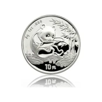 Sběratelství 1 unce stříbrná mince China Panda 1994