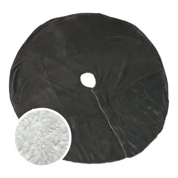 Stojánek na vánoční stromek Potah na stojan pro vánoční stromek tmavě šedý