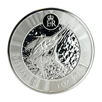 Sběratelství 1 unce stříbrná mince Cayman Islands Marlin Speerfisch 2018