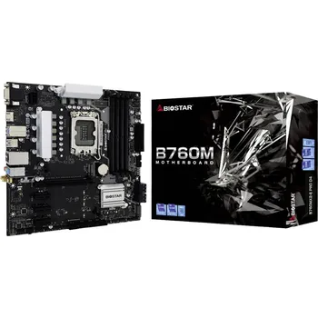 Základní deska BioStar B760MX2-E Pro D4 Základní deska Socket (PC) Intel® 1700 Tvarový faktor ATX Čipová sada základní desky Intel® B76
