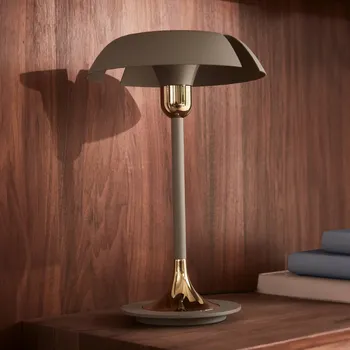 Lampička Stolní lampa AYTM Cycnus, šedá, železo, výška 48 cm, E27 - Délka kabelu 200 cm taupe 1 x 25 W LED - Doprava zdarma