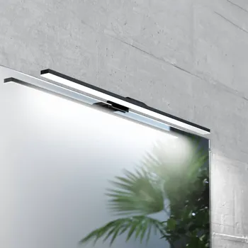 Lampička MCJ Zrcadlové světlo LED Triga IP44 černé 60 cm, 4 000 K - délka přívodního kabelu 70 cm; šířka držáku 6 cm černá LED 5,1 W celkem - Doprava zdarma