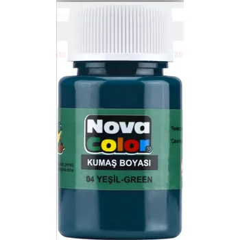Speciální výtvarná barva Barva na textil zelená 30ml NOVA COLOR-162 (104)