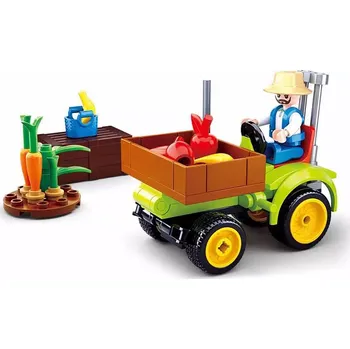 Stavebnice Sluban Sluban B0776 Traktůrek na ovoce