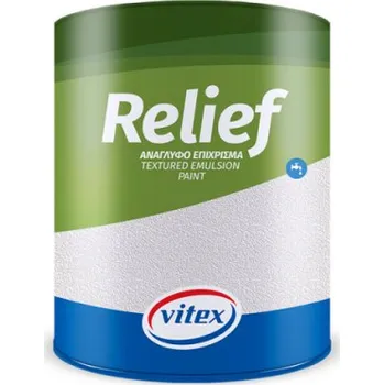 Fasádní barva Vitex Relief - balení 5 l, základní verze bílá, na vyžádání lze tónovat