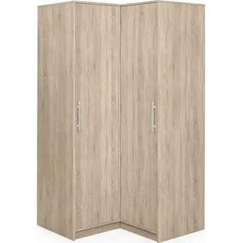 Šatní skříň ArtStol BALI | Rohová šatní skříň 109 cm Dub sonoma