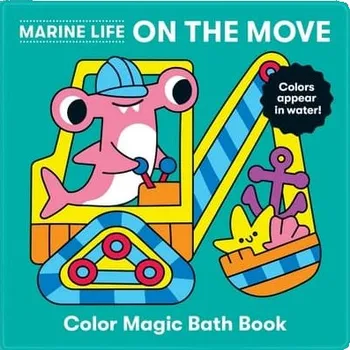 Hračka pro nejmenší Mudpuppy Knížka ke koupání Mořský život v pohybu