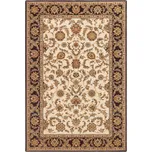 Vlněný koberec Agnella Isfahan Anafi Krémový - 200 x 400 cm