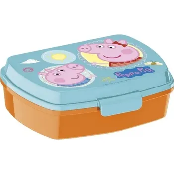 Svačinový box STOR Plastový box na svačinu PEPPA PIG, 13914