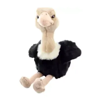 plyšák Plyšový pštros 18 cm ekologický