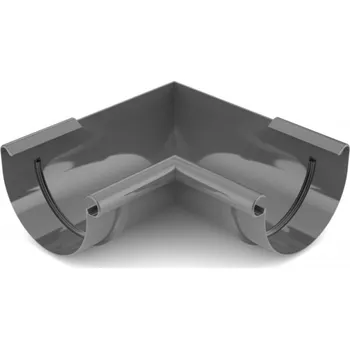 okap Covernit Plastový roh PVC žlabu 125 mm antracit vnitřní