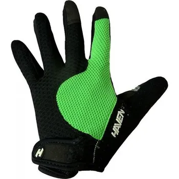 cyklistický dres Rukavice na kolo pánské HAVEN KIOWA LONG černo/zelené S