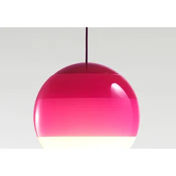 MARSET LED závěsné světlo Dipping Light Ø 30 cm růžové - Stříška – průměr 13 cm, výška 4,6 cm růžová 1 x 10,72 W LED - Doprava zdarma