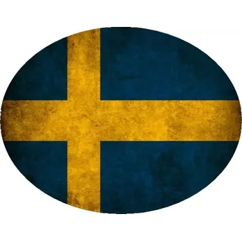 Nášivka Nažehlovačka vlajka Švédsko (digitální nažehlovačka)