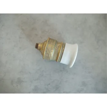 Objímka na žárovku DANAPO Staré mosazné keramické objímky pouzdro krytka s vypínačem Varianta: 5 Objímka