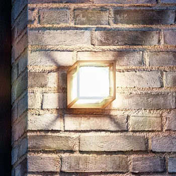 Venkovní osvětlení Smartwares Venkovní nástěnné svítidlo LED Cubic, hliník, tvar krychle černá, bílá 1 x 12 W LED - Doprava zdarma