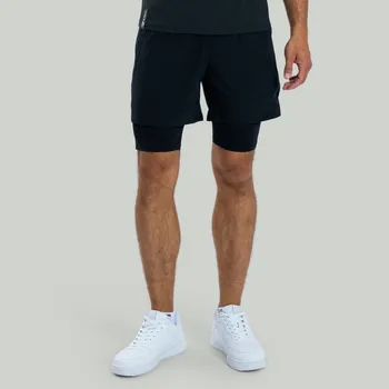 Pánské kraťasy STRIX Šortky 2in1 ULTRA Black XL