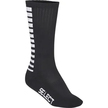 Pánské ponožky Fotbalové ponožky Select Sports socks striped long černá Velikost: 32-35 Velikost: 41-45