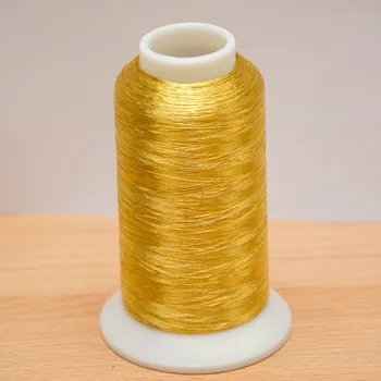 Nit Metalická vyšívací nit - zlatá 2500m