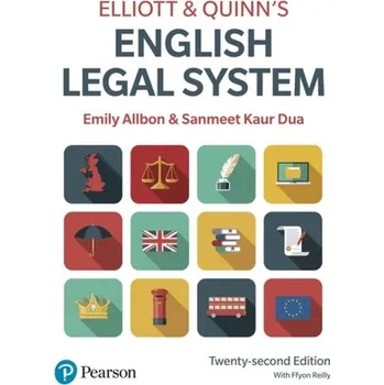 Populárně naučná literatura pro dospělé Elliott & Quinn's English Legal System - Allbon, Emily; Kaur-Dua, Sanmeet