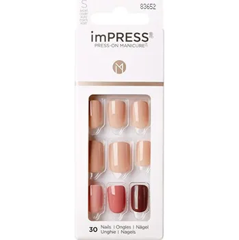 Kiss My Face imPRESS Nails Before Sunset ( 30 ks ) - Samolepící nehty