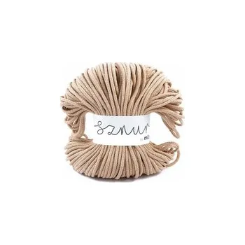 Příze Bavlněná šnůra MILA 3 mm - karamelová