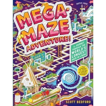 První čtění Mega-Maze Adventure! (Maze Activity Book for Kids Ages 7+) - Bedford, Scott