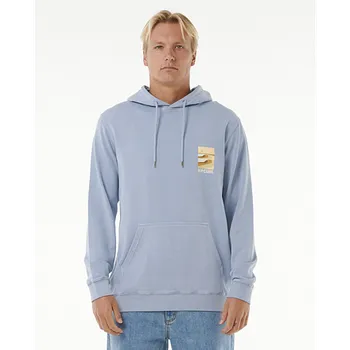 Pánská móda Mikina Rip Curl SURF REVIVAL LINED UP HOOD Spray Blue velikost XL