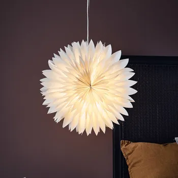 Lampička Markslöjd Závěsná dekorativní hvězda Solina, šedá, Ø 45 cm - Délka přívodního kabelu 350 cm 1 x 6 W LED - Doprava zdarma