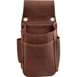 Kožené pouzdro na kasírku hnědé broušené 131001 - poslední kus, Hajn