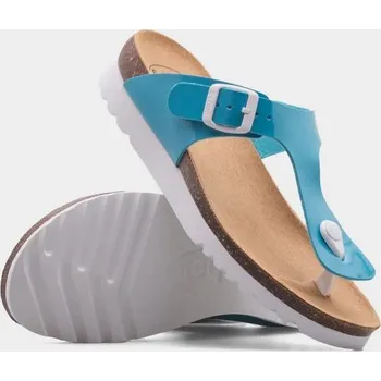 Dámská obuv Dámské žabky Boa Visa W F31247-1007 Modrá mix - Scholl modrá mix 40