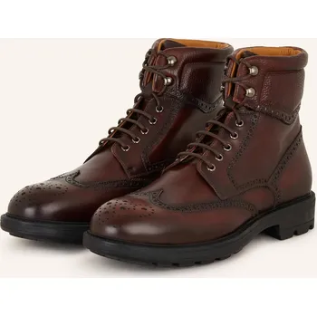 Pánské mokasíny Magnanni Pánské Šněrovací Boty Boltiarcade, hnědá, 41