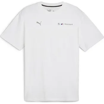 Pánské tričko BMW triko PUMA MMS Ess+ white - L