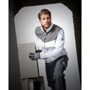Pánská mikina Mikina ARDON®SOFTFLEECE®COMBO bílá L -