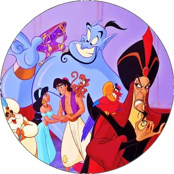 Jedlá dekorace na dort Jedlý papír Aladin postavičky 19,5 cm
